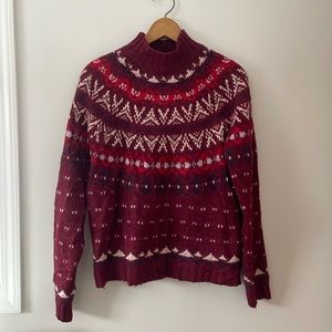 AE Wool Blend Fair Isle Sweater